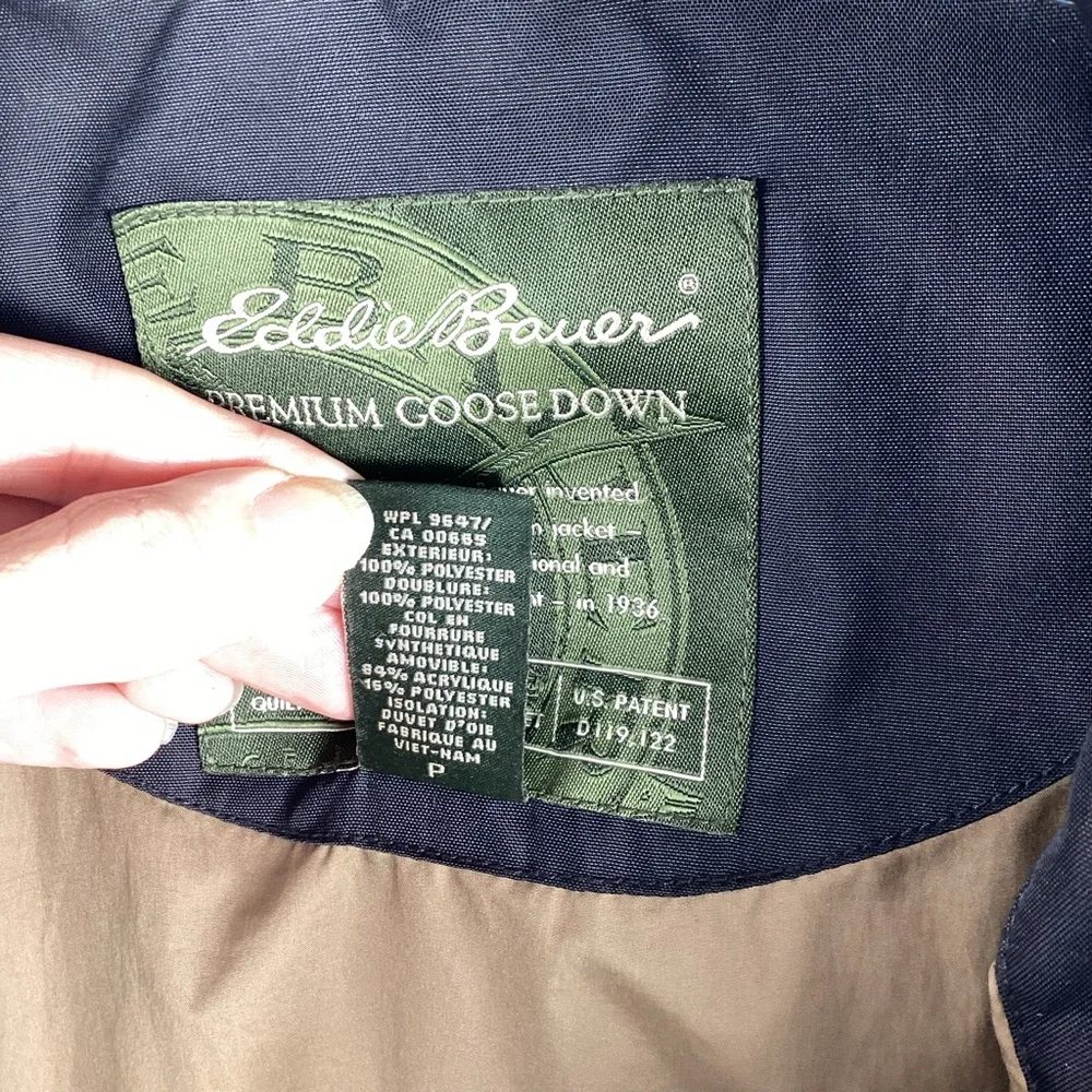 Eddie‎ Bauer Women’s Premium Goose Down Quilted Barn Jacket Black Size Small